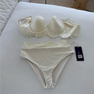 Ancora Cream Bikini Set